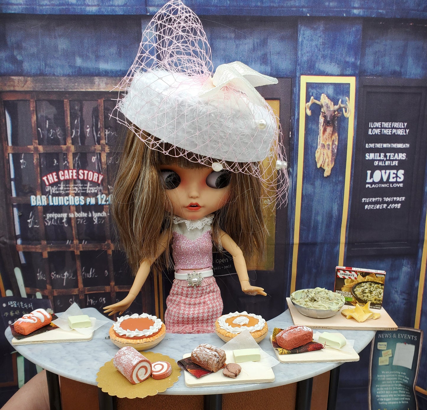 Blythe size mini food 