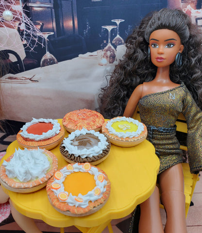 Barbie with pies