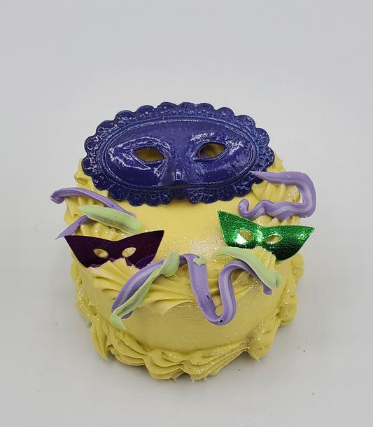 1:6th Scale mardi gras cake