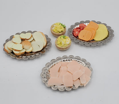 Meat and cheese trays